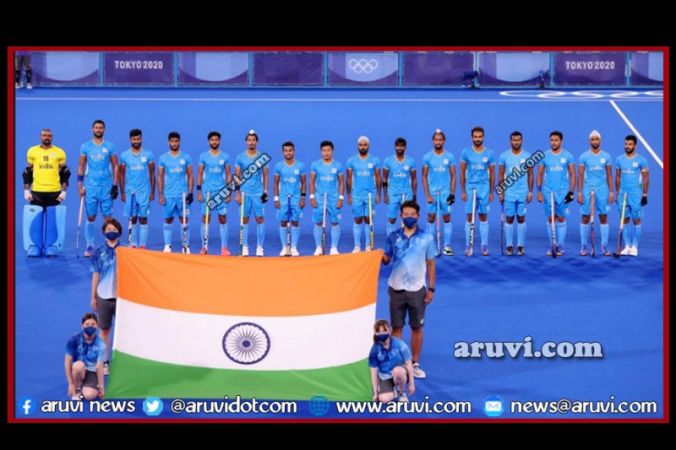 ஒலிம்பிக் ஹொக்கிப் போட்டியில் 41 ஆண்டுகளின்  பின்னர் பதக்கம் வென்றது இந்திய அணி!